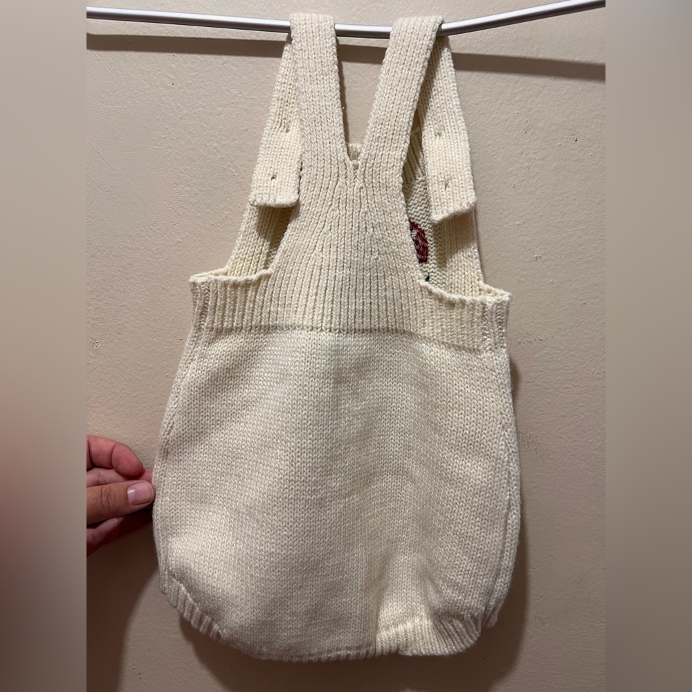 Knit baby romper 68/24M 🍄 - Picture 5 of 7